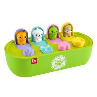 Mattel Fisher-Price FP Pets Pop-up-Aktivitätsspielzeug für Feinmotorik, entwicklungsförderndes Spiel