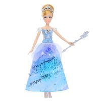 Mattel Disney Princess, Cinderella-Modepuppe im bezaubernden Ballkleid mit Licht und Geräuschen, vom