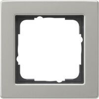 GIRA 021133 Abdeckrahmen 1f E2 Edelstahl 21133