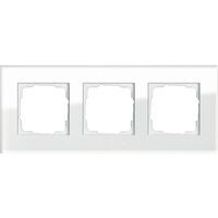 GIRA Esprit Glas - White - Screwless - 95 mm - 236.8 mm - 9.85 mm - 55 x 55 mm