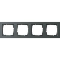 GIRA E2 - Anthracite - Thermoplastic - Screwless - 80.8 mm - 294.7 mm - 9.3 mm