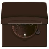 BUSCH JAEGER 2064-0-0286 - CEE 7/3 - 2P+E - Brown - IP44 - 250 V - 16 A