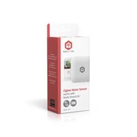 Nedis SmartLife Wassermelder / Zigbee 3.0 / Batteriebetrieben / Max. Batterie-Lebensdauer: 12 Monate / Weiss
