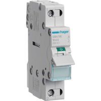 Hager SBN116 - 16 A - 440 V - 1 module(s) - -20 - 50 °C - -40 - 80 °C - 17.5 mm
