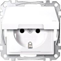 Merten SCHUKO-STD+BRS+KL IP44 TPB AW (MEG2314-0325   SYS.M)