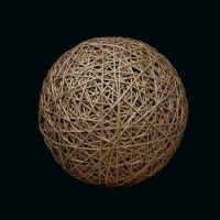 MK LED DM 40CM 220-240V GOLD (150-102 ORGANIC BALL)
