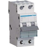 Hager LS-SCHALTER 1P+N 10A-B6KA 2PLE (MBS510 QUICK CONNECT)