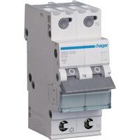 Hager LS-SCHALTER 1P+N 16A-B6KA 2PLE (MBS516 QUICK CONNECT)