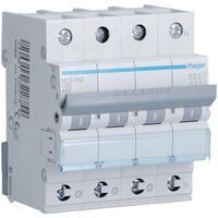 Hager LS-SCHALTER 3P+N 32A-C6KA 4PLE (MCS632 QUICK CONNECT)