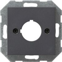 Gira Abdeckung mit Tragring Geräte mit 22,5 mm für System 55 anthrazit