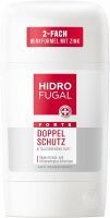Hidrofugal FORTE DOPPEL SCHUTZ Stick, starker Antitranspirant Schutz gegen stress- und hitzebedingtes Schwitzen, Deo Stick ohne Ethylalkohol mit vitalisierendem Duft (50 ml)