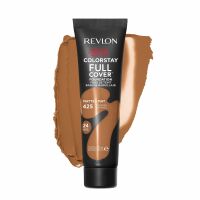 Revlon ColorStay Full Cover Longwear Matte Foundation, hitze- und schweißbeständig, leichtes Gesichts-Make-up, Farbton Karamell (425), 30 ml