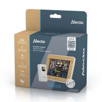 Alecto Wetterstation mit Funksensor Bamboo