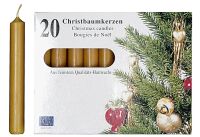 Heider GmbH Baumkerze 9,6cm Ø1,2cm natur 20 Pack