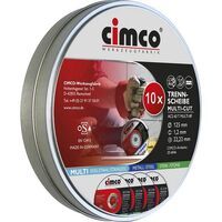 Cimco CIM 206846 Multicutscheiben in Dose 10x 125x1.2mm