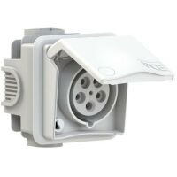 PCE UP-STECKDOSE M.DOSE      5X16A (885-6V RAL9016 WEIß)
