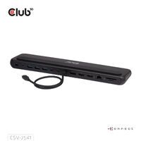 Club 3D Club3D USB-C 12in1-Dock >DP1.4/2xHDMI/2xUSB-C/ 8K30Hz PD100W retail (CSV-2541)