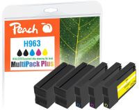 Peach Patrone HP Nr.963 MultiPack Plus OEM reset 2xbk,c,m,y remanufactured (PI300-1026)