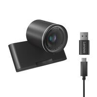 LENOVO 4K Pro Webcam 4K Adjustable FOV90/78/65 Directional Microphone AutoFocus HDR AI Framing/Face 