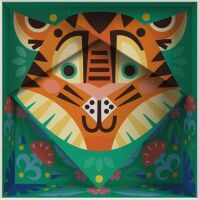 Ravensburger CreArt - Malen nach Zahlen 25863 - Do it together: Tiger - für Erwachsene und Kinder ab