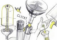 Gardena Ready4Garden ClickUp Set Vogelfutterhaus + Insektenhotel + Stiel