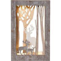 Eglo LED-DEKOBILD 10 180X60X280MM (FAUNA BRAUN WEIß)