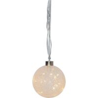 Eglo LED-KUGEL 15 Ø100 SATINIERT (GLOW SNOW SILBER)