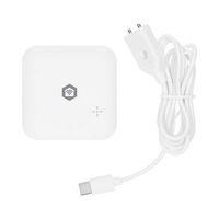 Nedis SmartLife Wassermelder / Wi-Fi / Batteriebetrieben / Verlängerung enthalten / Max. Batterie-Lebensdauer: 24 Monate / 80 dB / Weiss