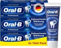 Multipack 3x Oral-B Professional Zahnschmelz Stärkung Zahncreme, Frische Minze, 75ml