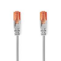 Nedis CAT6-Netzwerkkabel / RJ45 Stecker / RJ45 Stecker / U/UTP / 10.0 m / Rund / PVC / Grau / Label