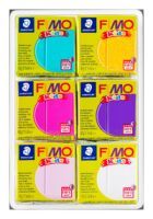 STAEDTLER FIMO 8032002 - Modelling clay - Gold,Lilac,Pink,Turquoise,White - Children - 6 colours - 110 °C - 42 g