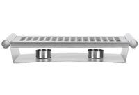 APS Speisenwärmer 2 flammig Edelstahl 34x13x6cm