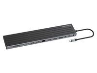 CONCEPTRONIC 14-1 Dock USB-C->2xHDMI/DP/2xUSB-C/+    18cm sw (DONN32B)