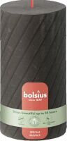 BOLSIUS Stumpenkerze "Rustik Twisted Ribbed" - 4 Stück
