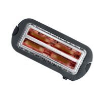 SEVERIN AT 9341 Langschlitztoaster 4 Scheiben 1400W dark inox