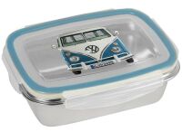 GEDA Brotdose VW Bulli Edelstahl blau 850ml