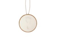 PETIT ARTICHAUT Babyabdruck Holzmedaillon