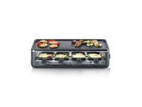 SEVERIN 2365 Raclette Black Line 8er m. anthiaftbeschichteter Platte