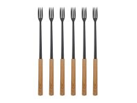 NOUVEL Käsefonduegabeln "Wood" 6er Pack