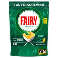 Multipack 4x 56 Stk Fairy Original All-in-One Zitrone Geschirrspültabs 