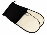 Le Creuset Doppel-Ofenhandschuh schwarz 89 x 20cm