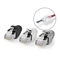 Nedis RJ45-Stecker| RJ45 Pass Through| Festes/verseiltes FTP CAT7| Gerade| Vergoldet|