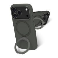 dbramante Roskilde ICON Case mit MagSafe Kick für iPhone 17 Pro, dunkelgrün