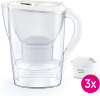 Brita Wasserfilter 125370 Starterpaket Marella (inkl. 3 MX) weiß