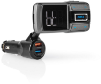 Nedis Kfz Audio FM Transmitter| Schwanenhals| freisprechend| 2.0"| LED Bildschirm|
