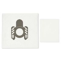 Nedis Staubsaugerbeutel / 4 Stück / Synthetik / Meist verkauft für: AEG Gr. 5/5s and Electrolux ES 51 / AEG GR5 / Electrolux E51 / Weiss
