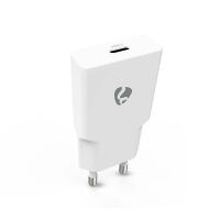 Nedis Netzladegerät / 20 W / GaN / PD3.0 / Schnellladefunktion / 1.67 A / 2.22 A / 3.0 A / Anzahl der Ausgänge: 1 / USB-C™ / Automatische Spannungswahl / Weiss