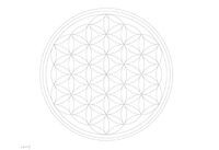 CARRY Trinkflasche "Flower of Life"