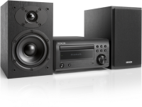 Denon D-M41 - Home audio mini system - Black,Silver - 1 discs - 60 W - 1-way - RCA