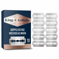 King C. Gillette Rasierhobel Systemklingen 10er